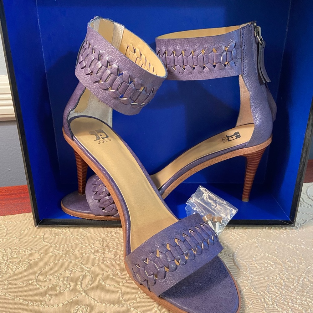 👠 JOE’S Ankle Strap Heels – Size 8 – Denim Navy 💙
